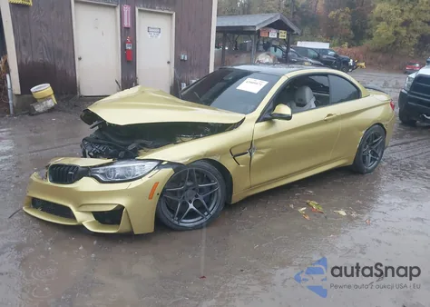2016 BMW M4 from USA, damaged, VIN WBS3U9C57GP968765